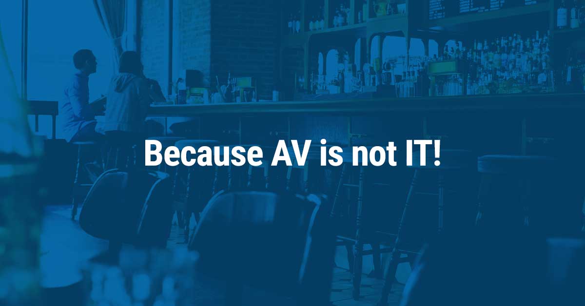 CGA Integration | Because AV is not IT!