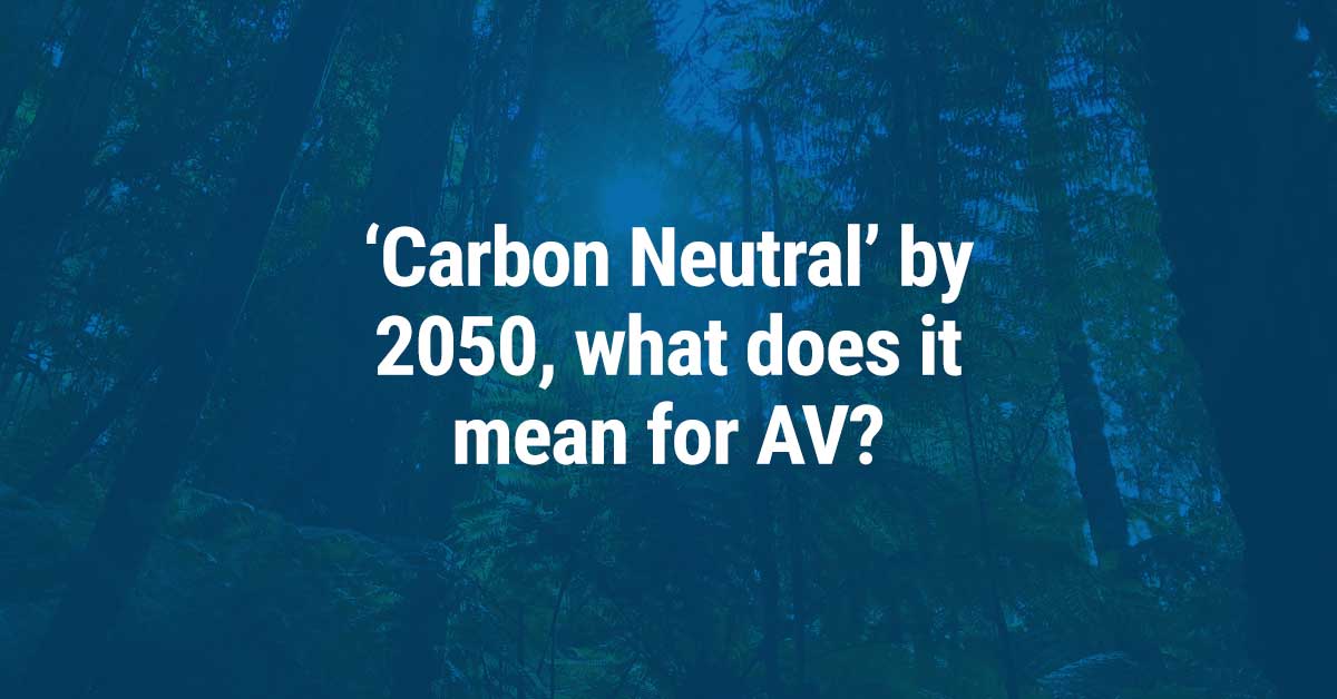 CGA Integration | 'Carbon Neutral’ by 2050, what does it mean for AV